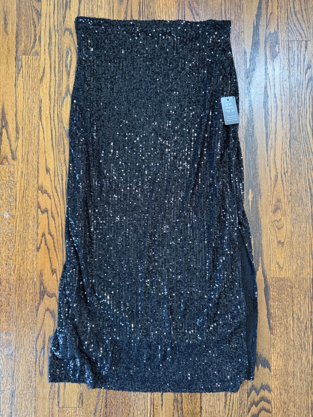 B39 Express Women’s Large Black Sequin Maxi Skirt